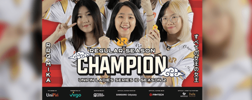 RRQ Mika Juara UniPin Ladies Series Regular Season!